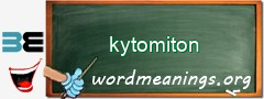 WordMeaning blackboard for kytomiton